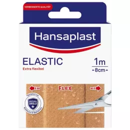 HANSAPLAST Elastični flaster 8 cmx1 m, 1 kom