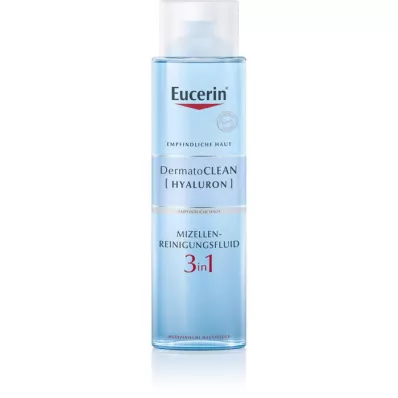 EUCERIN DermatoCLEAN Hyal.Miz.Fluid za čišćenje 3u1, 400 ml