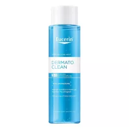 EUCERIN DermatoCLEAN Hyal.Miz.Fluid za čišćenje 3u1, 400 ml