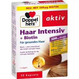 DOPPELHERZ Hair Intensive + Biotin kapsule, 30 kom