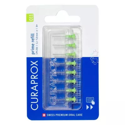 Curaprox CPS 011 prime punjenje interdentalne četkice, 8 kom
