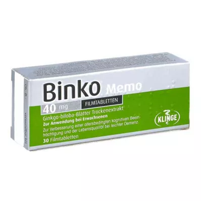 Binko Memo 40 mg filmom obložene tablete (30 kom.)
