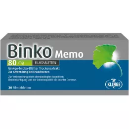 BINKO Memo 80 mg filmom obložene tablete, 30 kom