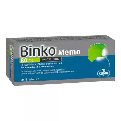 Binko Memo 80 mg filmom obložene tablete (30 kom.) Binko Memo 80 mg filmom obložene tablete (30 kom.)