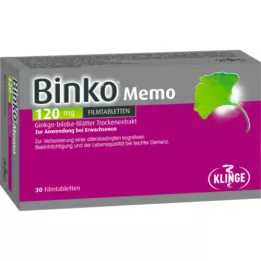 BINKO Memo 120 mg filmom obložene tablete, 30 kom