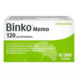 BINKO Memo 120 mg filmom obložene tablete, 30 kom