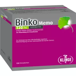 BINKO Memo 120 mg filmom obložene tablete, 120 kom