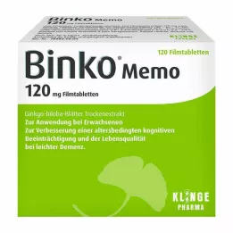 BINKO Memo 120 mg filmom obložene tablete, 120 kom