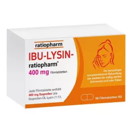 IBU-LYSIN-ratiopharm 400 mg filmom obložene tablete, 50 kom