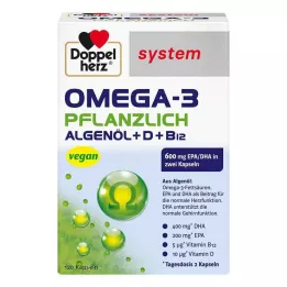 DOPPELHERZ Omega-3 kapsule biljnog sustava, 120 kom