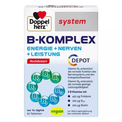 DOPPELHERZ B-complex sustav tablete, 60 kom
