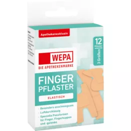 WEPA Mješavina flastera za prste 3 veličine, 12 kom
