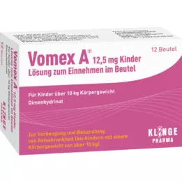 VOMEX 12,5 mg dječja otopina za uzimanje u vrećici 12 kom