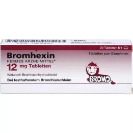 BROMHEXIN Hermes Medicines 12 mg tablete, 20 kom