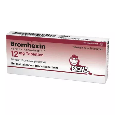 Bromheksin HERMES Medicines® 12 mg tablete, 20 kom Bromheksin HERMES Medicines® 12 mg tablete, 20 kom