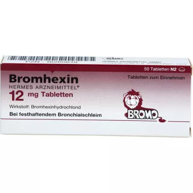 BROMHEXIN Hermes Medicines 12 mg tablete, 50 kom