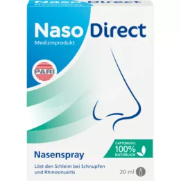 NASODIRECT Sprej za nos s Captomucilom, 20 ml