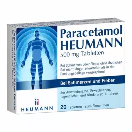 PARACETAMOL HEUMANN 500mg tableta protiv boli i vrućice, 20 kom