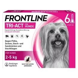 FRONTLINE Tri-Act tekuća otopina za pse 2-5 kg, 6 kom