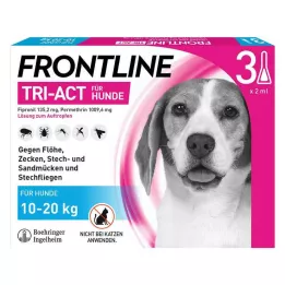 FRONTLINE Tri-Act otopina za dripovanje pasa 10-20kg, 3 kom