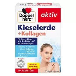 DOPPELHERZ Silika+kolagen tablete, 60 kom