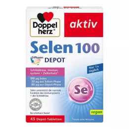 DOPPELHERZ Selen 100 2-fazne depo tablete, 45 kom