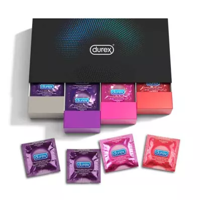 DUREX Kondomi Fun Explosion Mix od 4 vrste, 40 kom DUREX Kondomi Fun Explosion Mix od 4 vrste, 40 kom