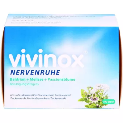 VIVINOX Nervous Calm Baldr.+Mel.+Passion.Beruh.Drag., 100 kom