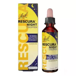 BACHBLÜTEN Original Rescura Night kapi bez alkohola, 20 ml