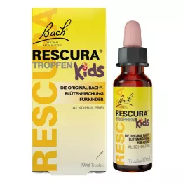 BACHBLÜTEN Original Rescura Kids Tro.bez alkohola, 10 ml