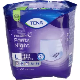 TENA PANTS jednokratne noćne super L hlače, 10 kom