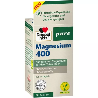 DOPPELHERZ Magnezij 400 pure kapsula, 60 kom