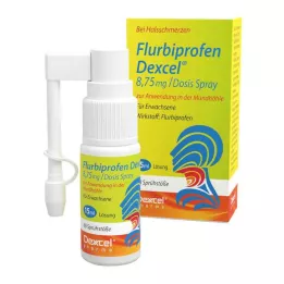FLURBIPROFEN Dexcel 8,75 mg/doza. Sprej za usnu šupljinu, 15 ml