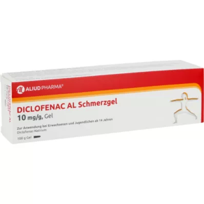 DICLOFENAC AL Gel protiv bolova 10 mg/g, 100 g