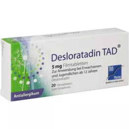 DESLORATADIN TAD 5 mg filmom obložene tablete, 20 kom