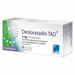 DESLORATADIN TAD 5 mg filmom obložene tablete, 50 kom