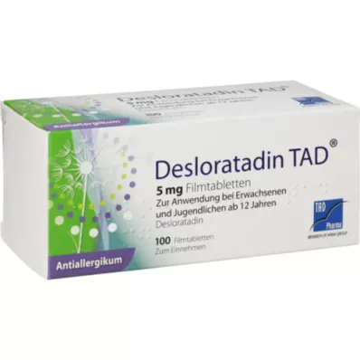 DESLORATADIN TAD 5 mg filmom obložene tablete, 100 kom