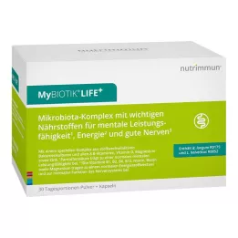 MYBIOTIK LIFE+ kombinirano pakiranje 30x1,5 g plv.+60 kap., 1 kom