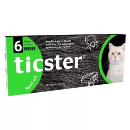 TICSTER Spot-on otopina za kapanje mačkama do 4 kg, 6X0,4 ml