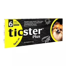 TICSTER Plus Spot on otopina za kapanje za pse do 4 kg, 6X0,48 ml