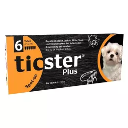 TICSTER Plus Spot-on otopina za kapanje za pse 4-10 kg, 6X1,2 ml