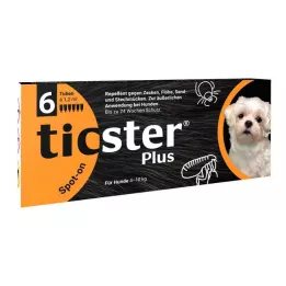 TICSTER Plus Spot-on otopina za kapanje za pse 4-10 kg, 6X1,2 ml