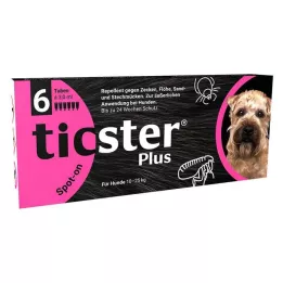 TICSTER Plus Spot on otopina za kapanje za pse 10-25 kg, 6X3 ml