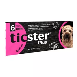TICSTER Plus Spot on otopina za kapanje za pse 10-25 kg, 6X3 ml