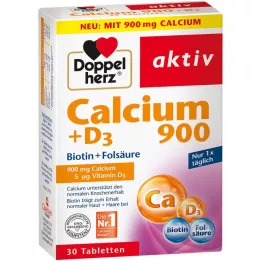 DOPPELHERZ Calcium 900+D3 tablete, 30 kom