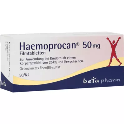 HAEMOPROCAN 50 mg filmom obložene tablete, 50 kom