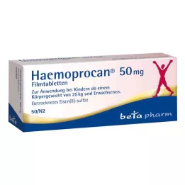 HAEMOPROCAN 50 mg filmom obložene tablete, 50 kom