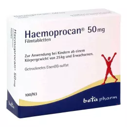 HAEMOPROCAN 50 mg filmom obložene tablete, 100 kom