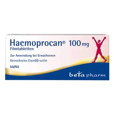 Haemoprocan 100 mg filmom obložene tablete, 50 kom Haemoprocan 100 mg filmom obložene tablete, 50 kom
