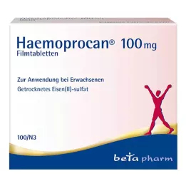 HAEMOPROCAN 100 mg filmom obložene tablete, 100 kom